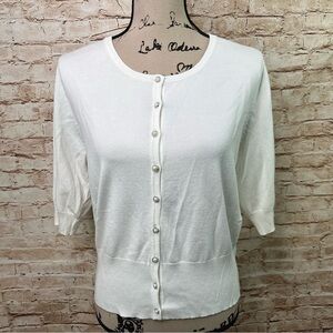 New Premise Pearl Button Cardigan Sweater XL